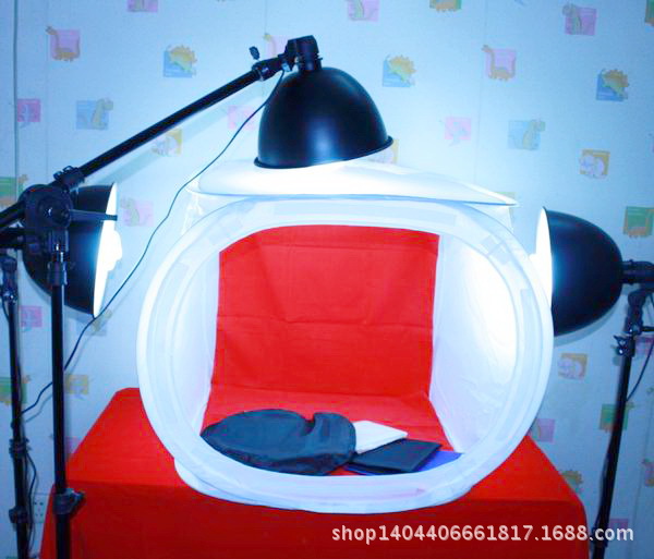 圆棚广口灯枯架灯三灯