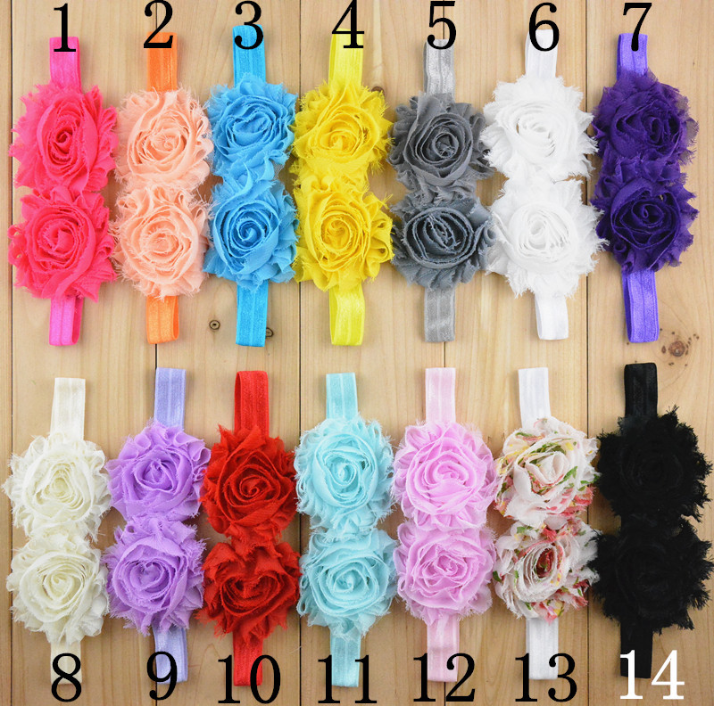 Girls Hair Accessories Shabby Chic Headband Baby Headbands U