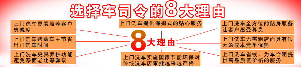 选择车司令移动洗车机的8大理由