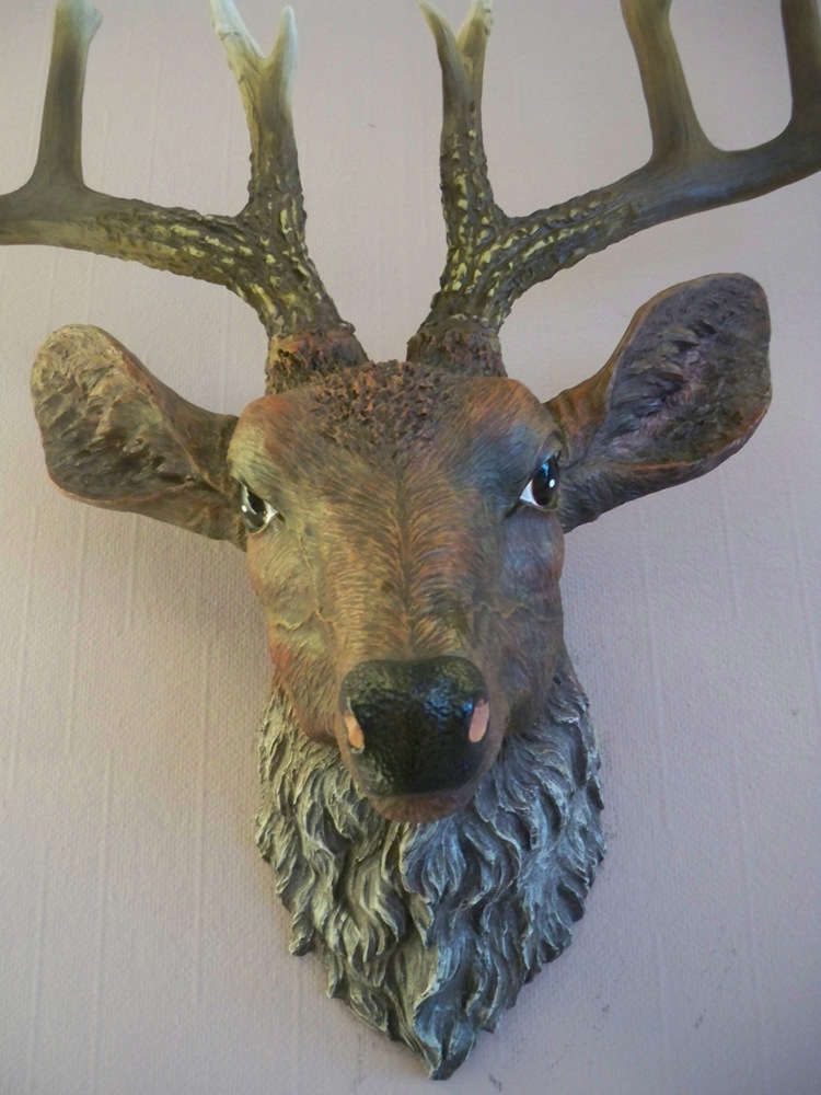 鹿头-壁挂(仿真效果)