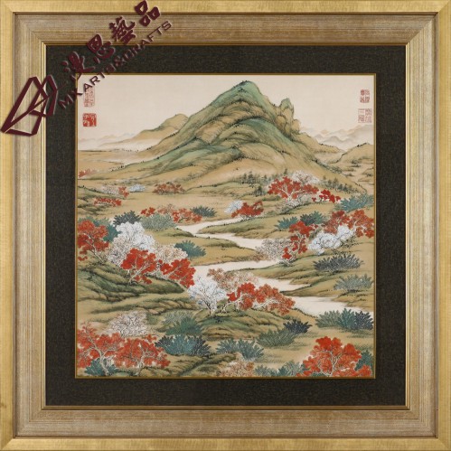 关槐 上塞锦林图A