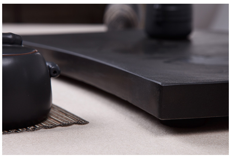 乌金石茶盘、石茶盘