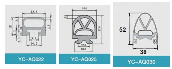 rubber housing of safety edge