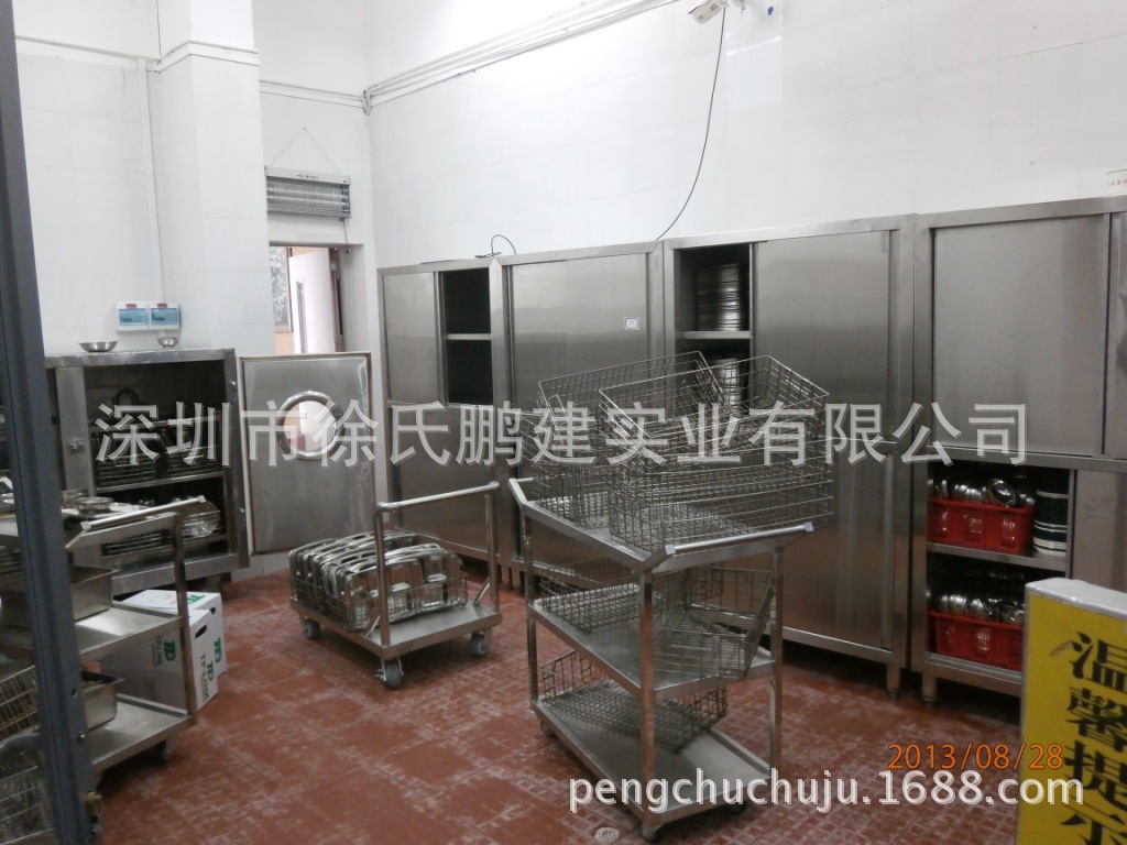信息学院不锈钢厨房设备完工图