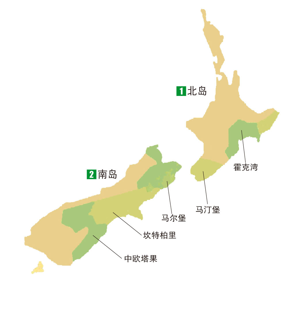 可是事实上由于海岛型多雨气候,使得新西兰温度较低,因而与北半球欧洲