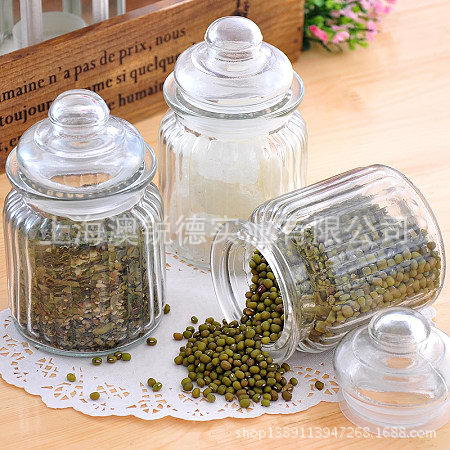 glass storage bottle  jar  (3)