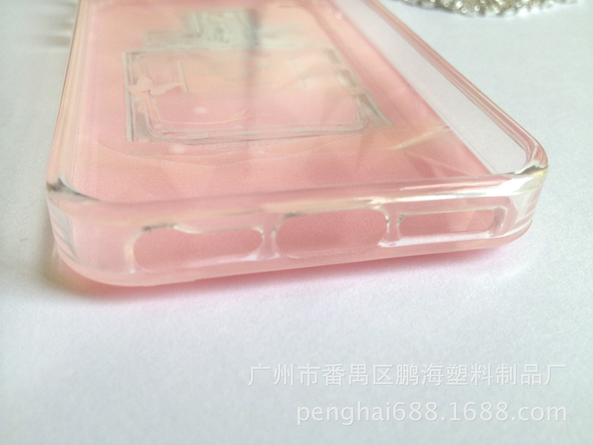 iphone5S TPU彩绘钻石壳 厂家批发 透明