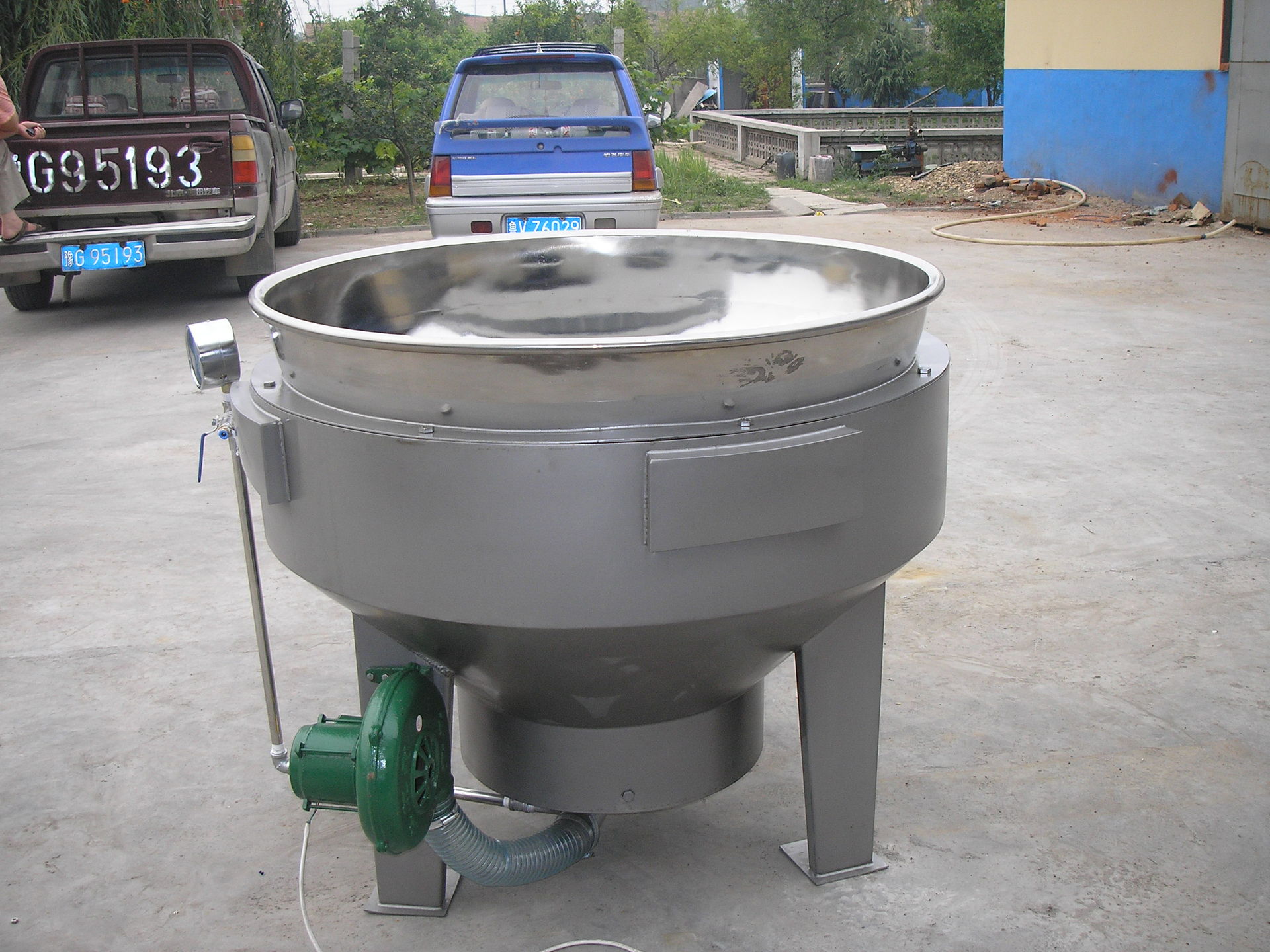 鼓风式燃气夹层锅