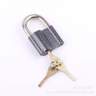 厂家新款 复古草花叶片防盗门锁 创意不锈钢抽屉锁挂锁带钥匙批发