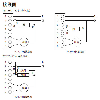 霍尼韦尔t6373机械电子式温控器 t6373a1108n机械电子