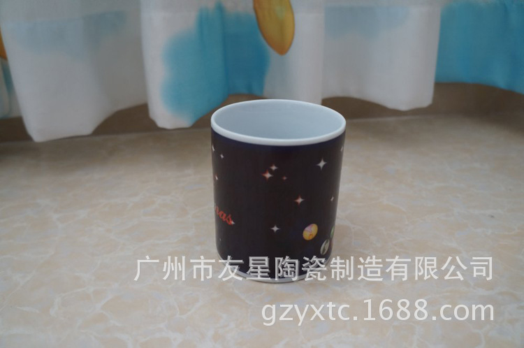 圣诞节促销变色马克杯 变色杯 创意变色陶瓷杯