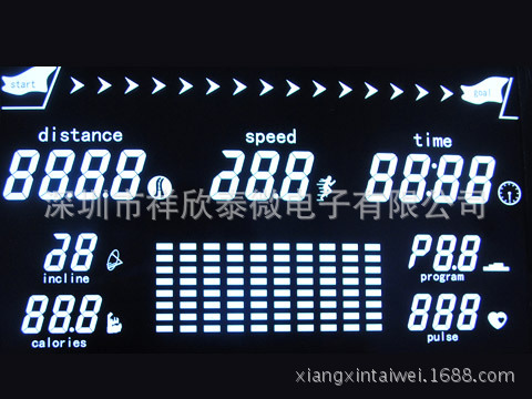 跑步机VA黑膜LCD液晶屏