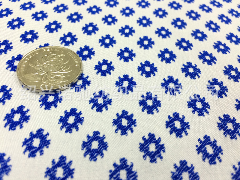 小几何花型 小花型提花布 简约服装提花梭织面料 爆款花型 5279