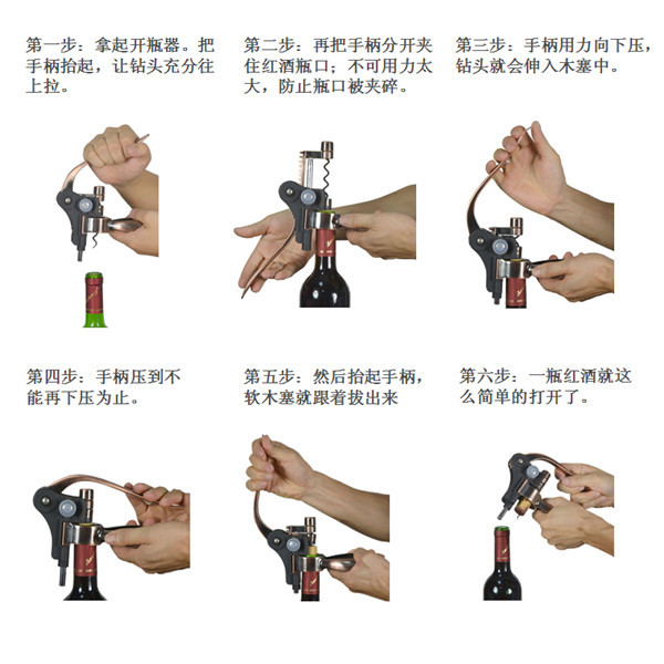 百詣兔形開瓶器操作方式