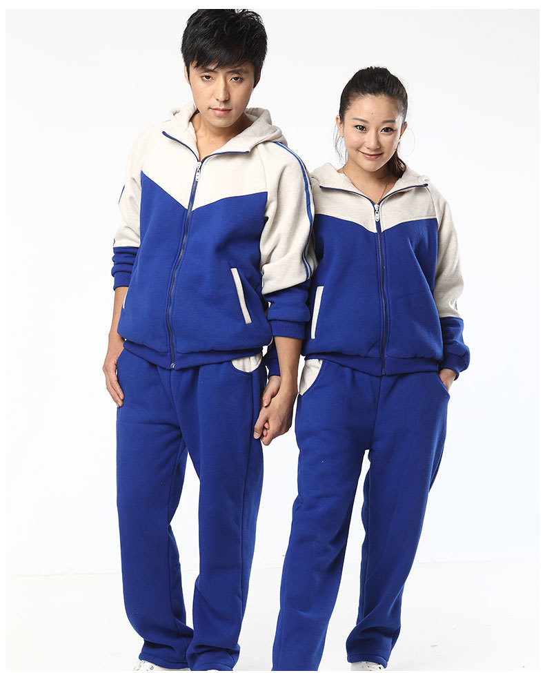 品牌服装幼儿园园服定制秋冬季拉链款运动校服中小学学生校服9017