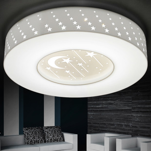 格雅美新款led吸顶灯圆形卧室灯长方形客厅灯星月款灯具灯饰2084