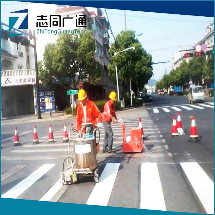 道路交通划线施工 人行道翻新规划施工