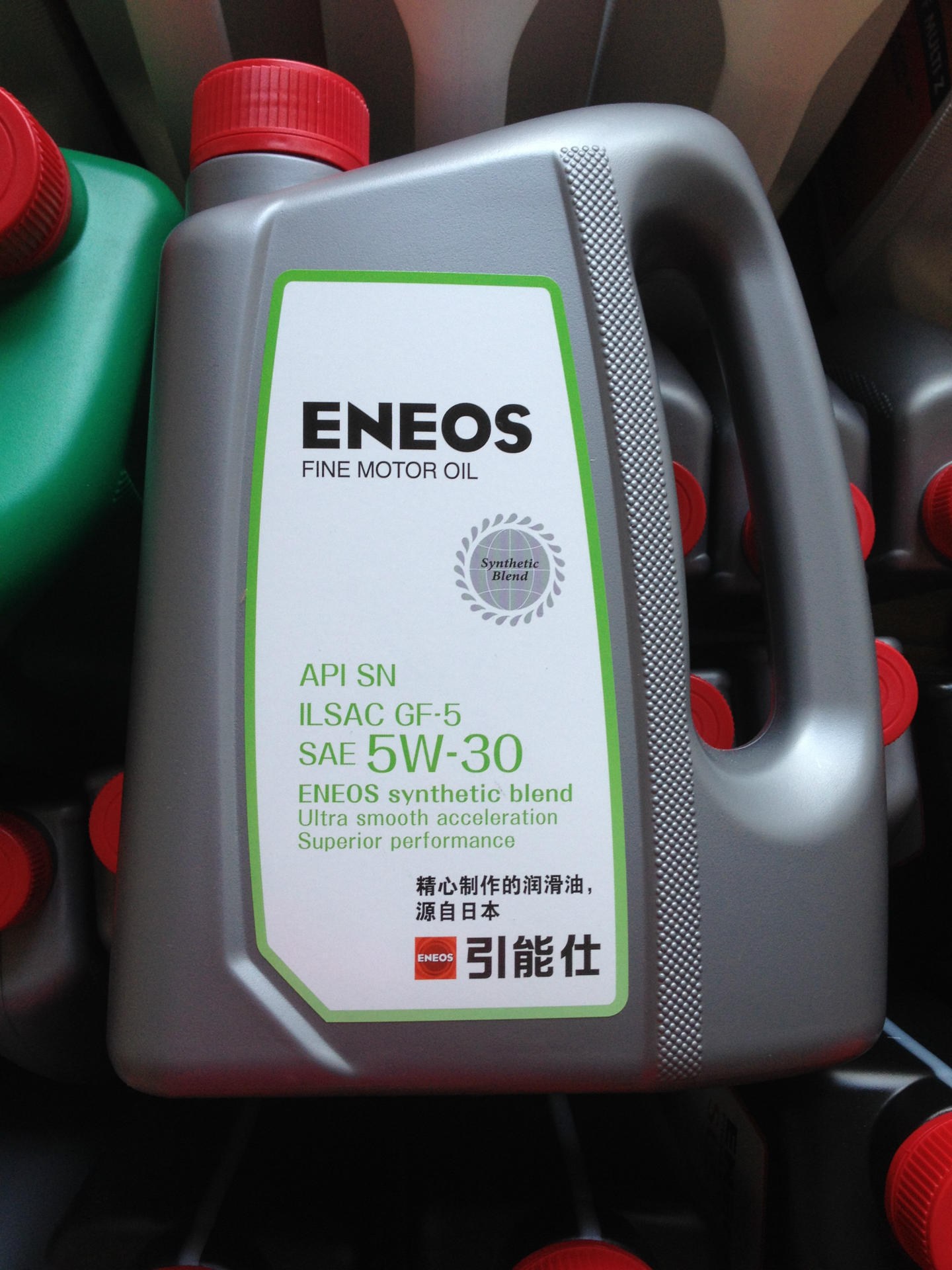 新日石 eneos 引能仕 fine sn 5w-30 全合成机油 4l装 正品