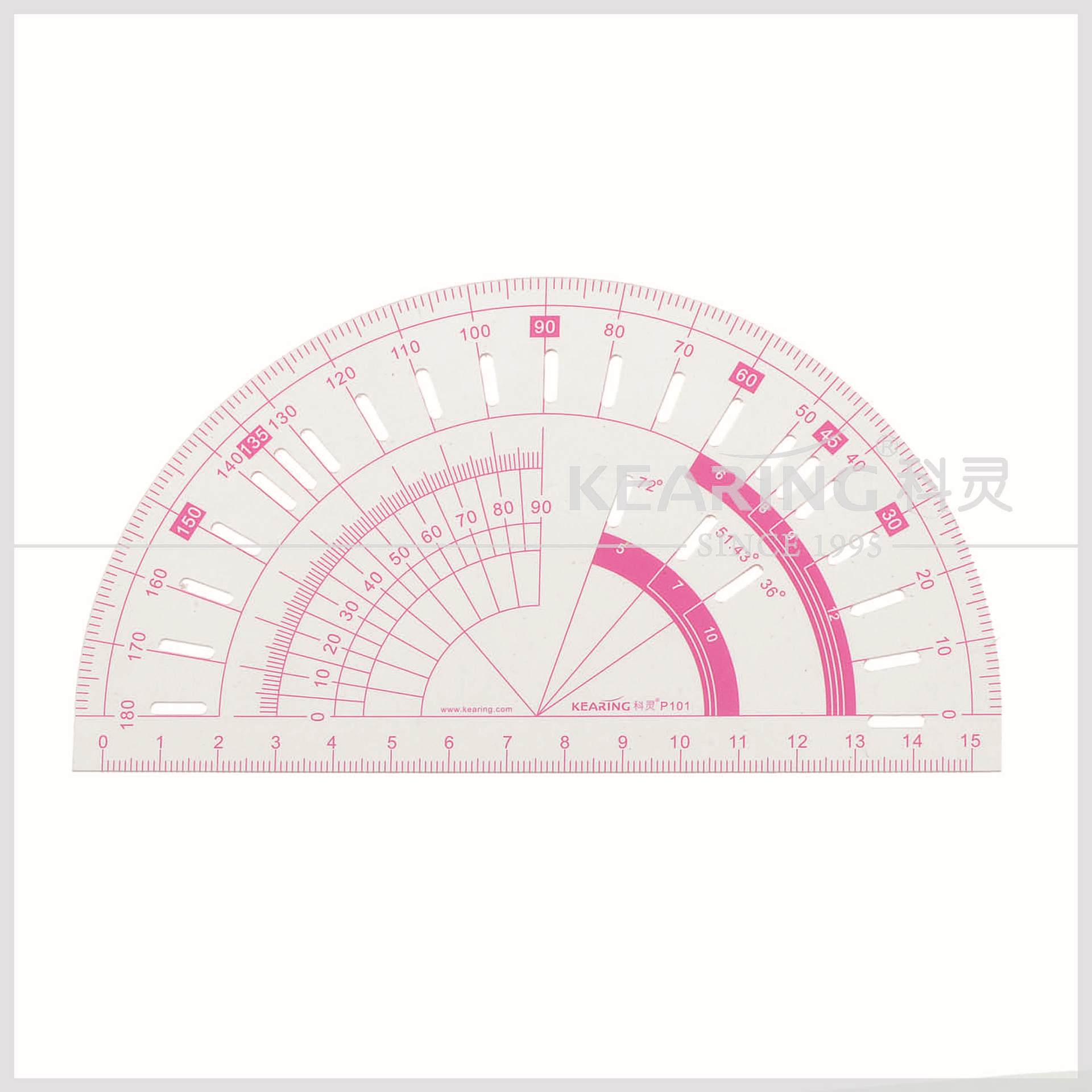 【科灵官方】定制服务 拼布分度器 拼布量角器 多功能量角器 p101