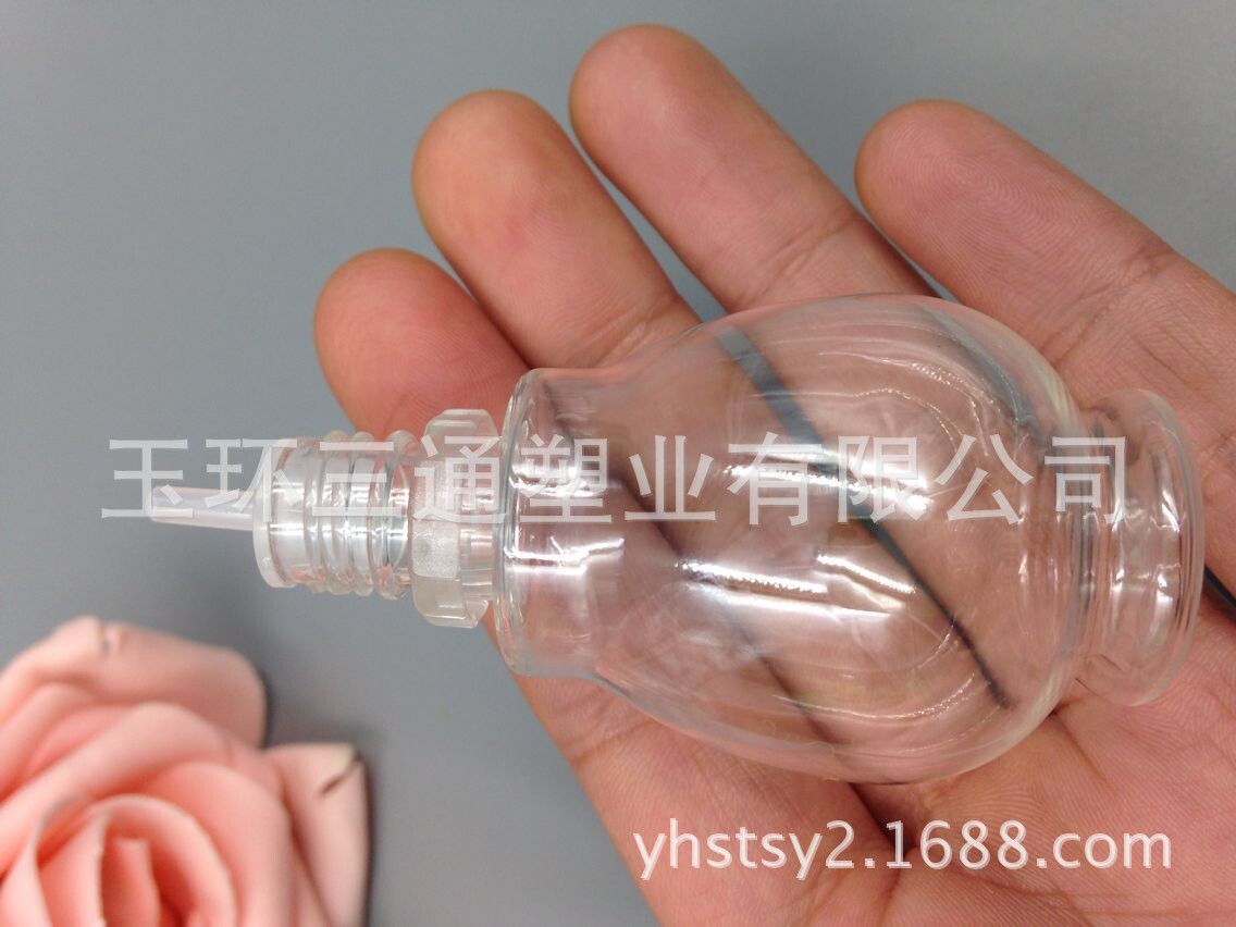 新品防盗压旋25ml PET 花瓶形状配小口（4）