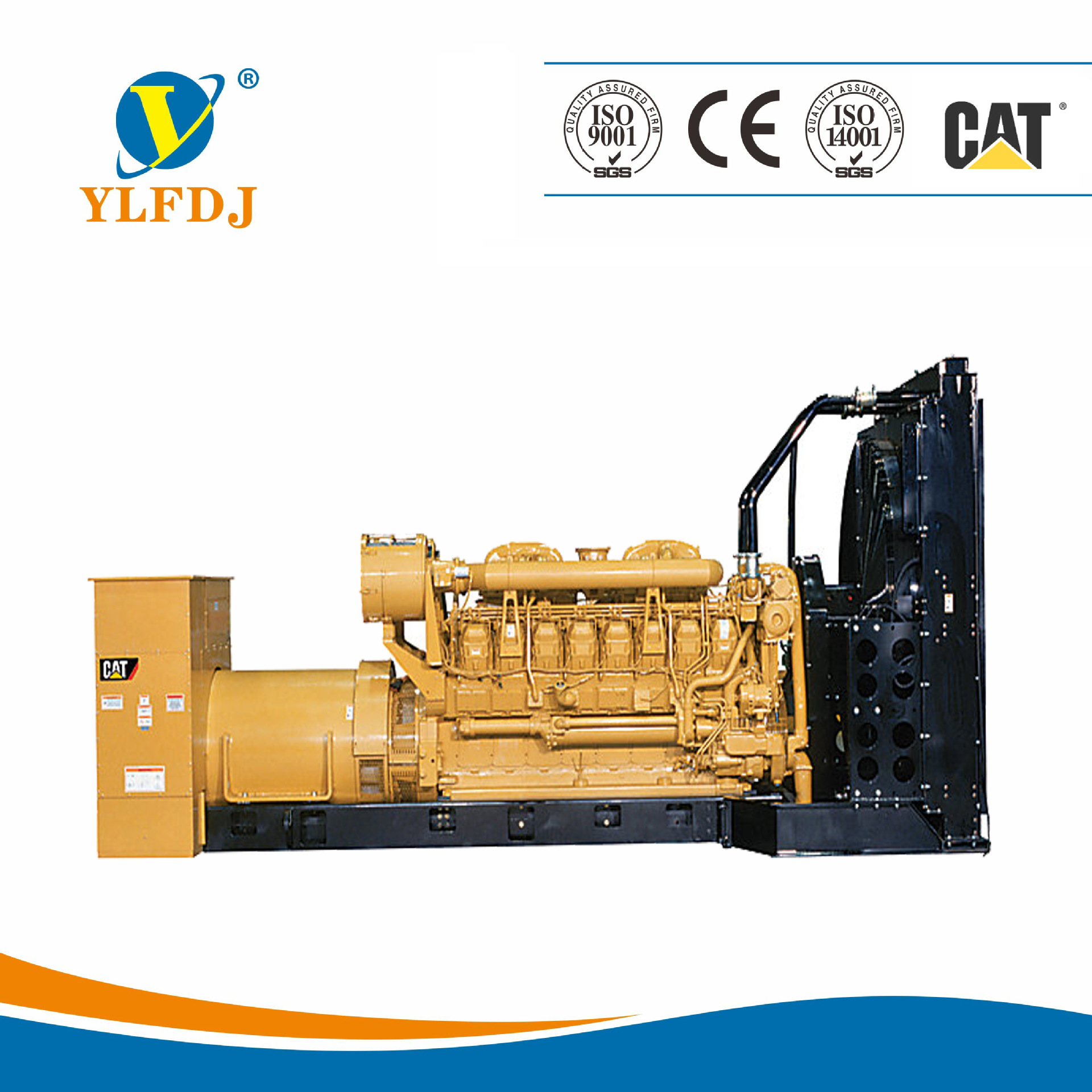 常用1600 kw卡特彼勒 (caterpillar )系列柴油发电机组技术规格参数