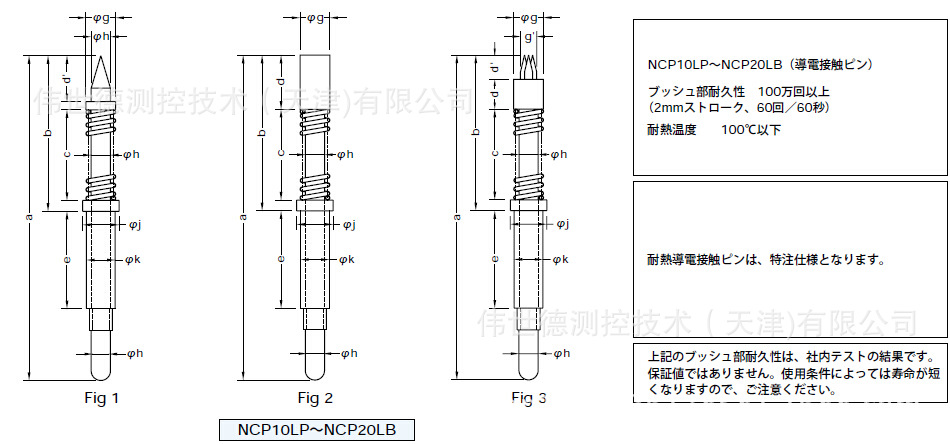 Sankei， Sankei探针NCP10LP-NCP-20
