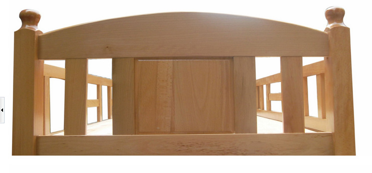 包邮厂家直销 实木床/欧洲进口榉木全实木子母床1.2米/1.5米