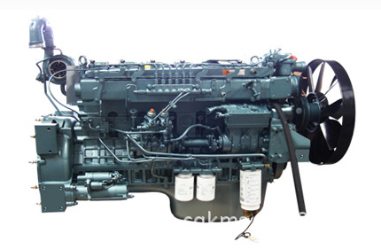 中国重汽WD615.92E发动机的实物图