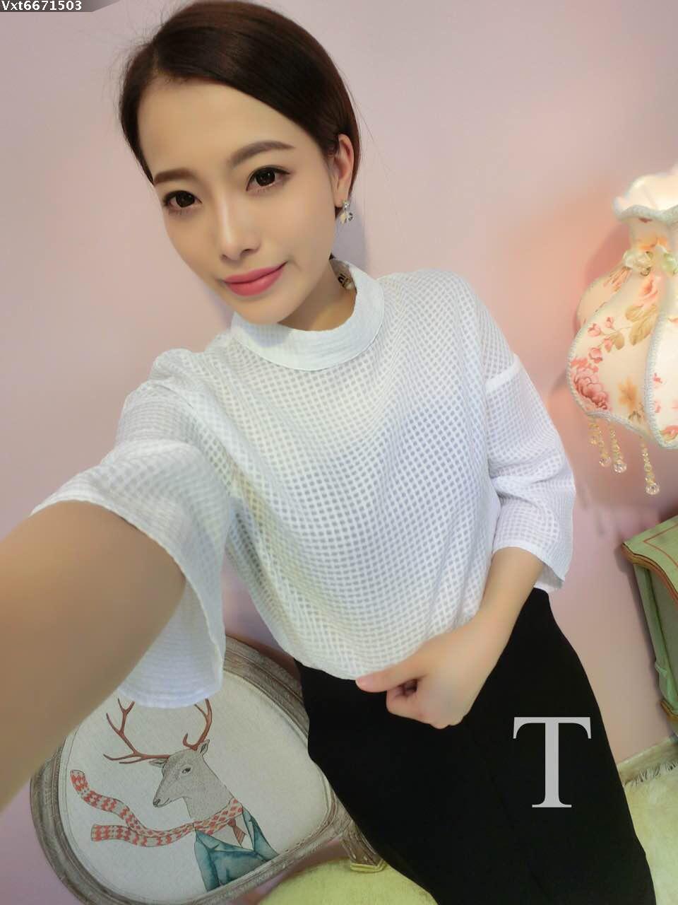 欧洲站正品女人味混纺上衣加开叉裙套装招微信代理,一件代发