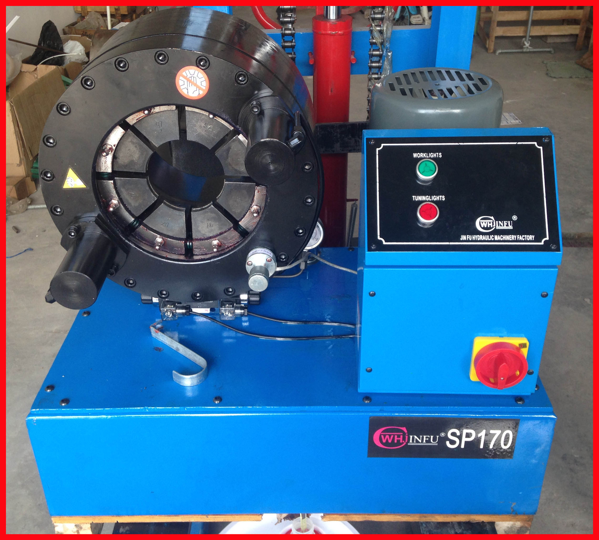 汽车夹紧器扣管机