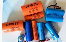 智能小區熱量表專用武漢瑞孚特3.6V鋰亞電池ER18505M/ER26500