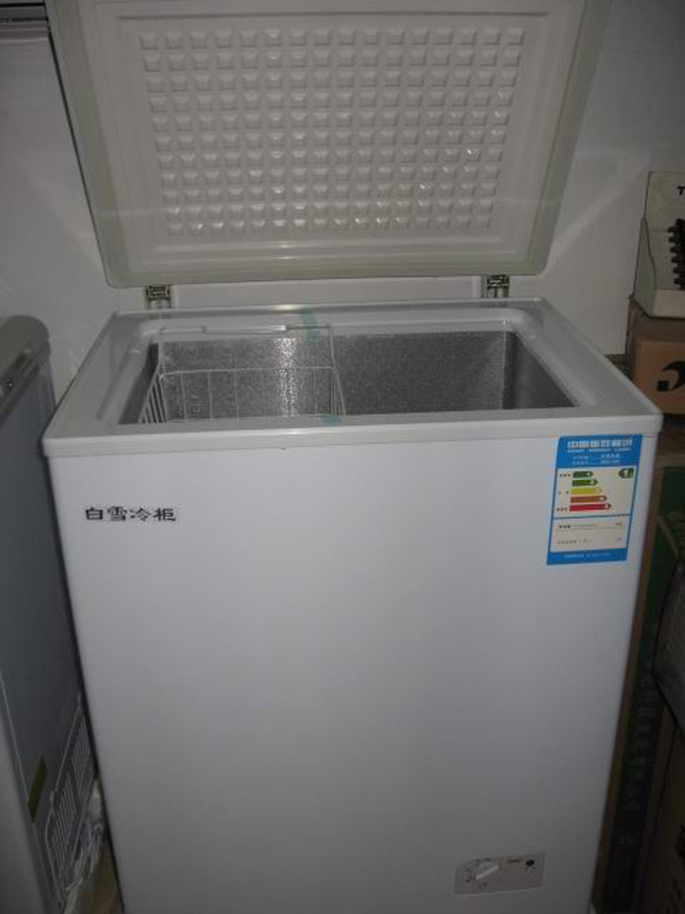 baixue/白雪小冰柜家用冷柜bd/c-118f卧式商用冷冻冷藏冰箱特价