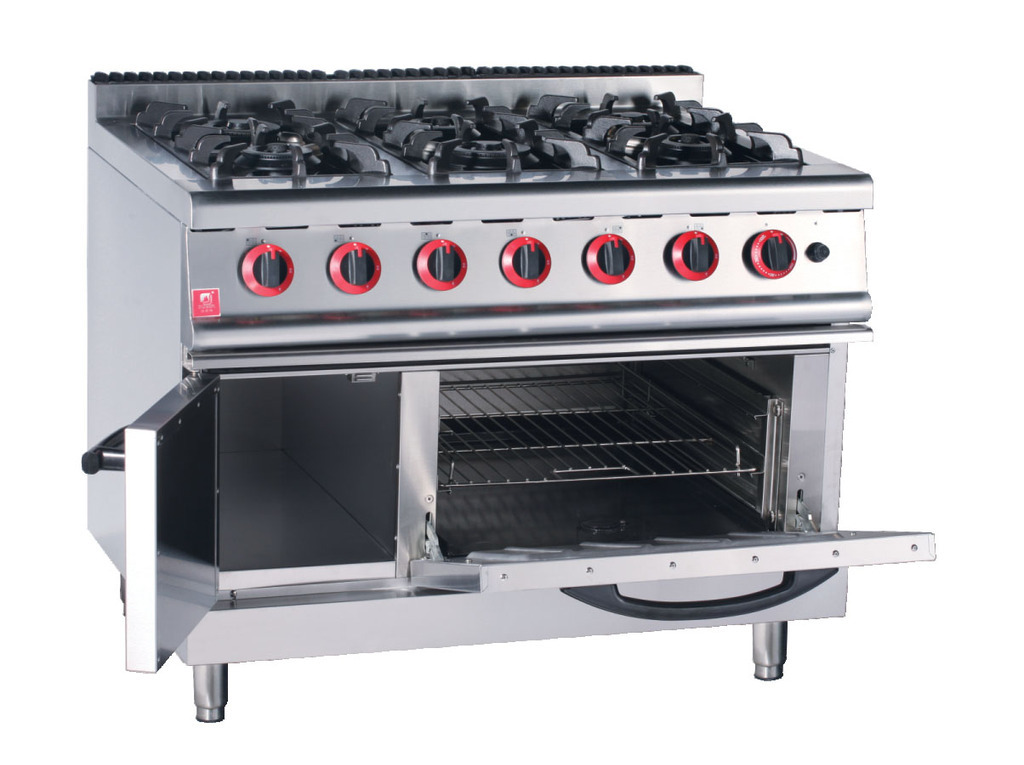 ZH-RQ-6 six gas pot stove with oven 0002png