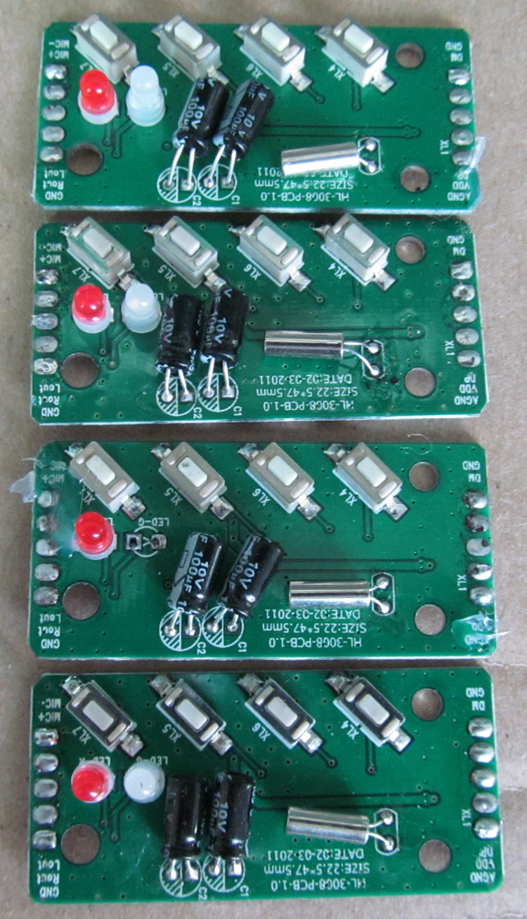 电脑配件声卡usb立体声线控耳机pcb板电路板定制耳麦订制工厂直销