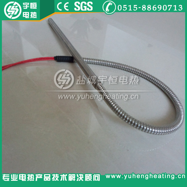 带波纹软管单头加热管
