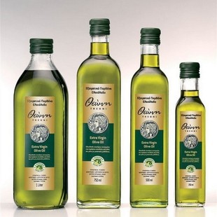 厂家直销５００ml透明方形橄榄油玻璃瓶　山茶油瓶