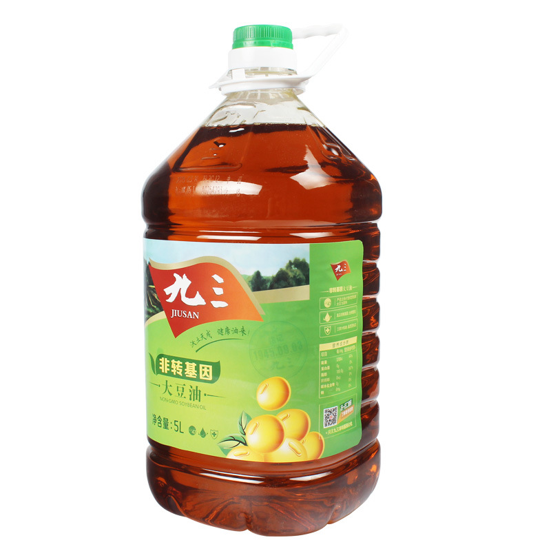 九三豆油 北大荒特产大豆 非转基因三级食用油 5l
