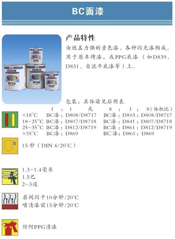 BC 面漆