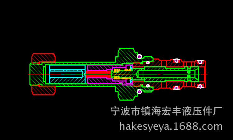 宏丰液压 dhf08s-230 二位三通 螺纹插装阀 电磁换向阀