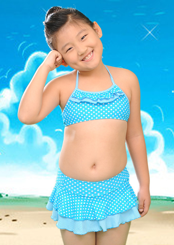 外贸2015payasen裙式儿童泳衣比基尼女童韩版可爱温泉比基尼泳装