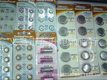 廠家直銷golden power金力電池 小電子各種金立碳性鹼性紐扣電池