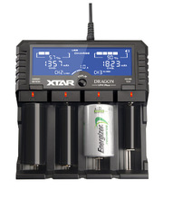 XTAR/愛克斯達 VP4 Plus 4槽智能液晶 鎳氫/鋰離子電池充電器