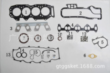 WL FULL GASKET WL大修包8ASX-10-217氣缸改裝改裝件發動機