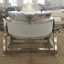 供應帶攪拌夾層鍋蒸煮設備 電加熱可傾式夾層鍋 大型牛羊肉蒸煮鍋