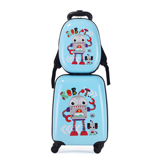 Kid Luggage Set, Travel Rolling Luggage Carry on Suitcase