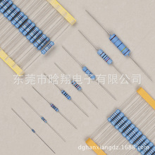 廠家直銷 直插金屬膜編帶電阻1/4W 1%各種阻值精密