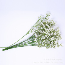3叉滿天星 仿真花塑料假花仿真植物批發 絹布滿天星把束