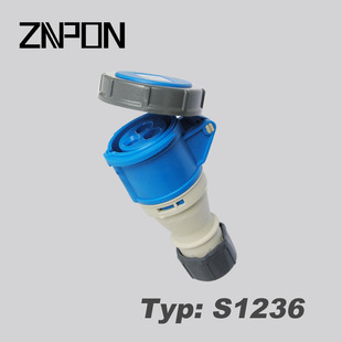 ZNPON 16A  220V 2P+E IP67 B TYP S1236