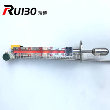 瑞博供應 防腐型頂裝磁翻板液位計 遠傳高溫耐酸耐鹼磁翻柱液位計