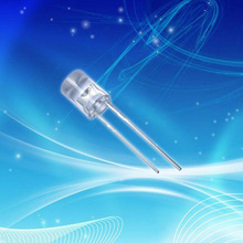 廠家銷售節日燈專用高亮度 f3/5mm內凹白光LED F5內凹暖白燈珠